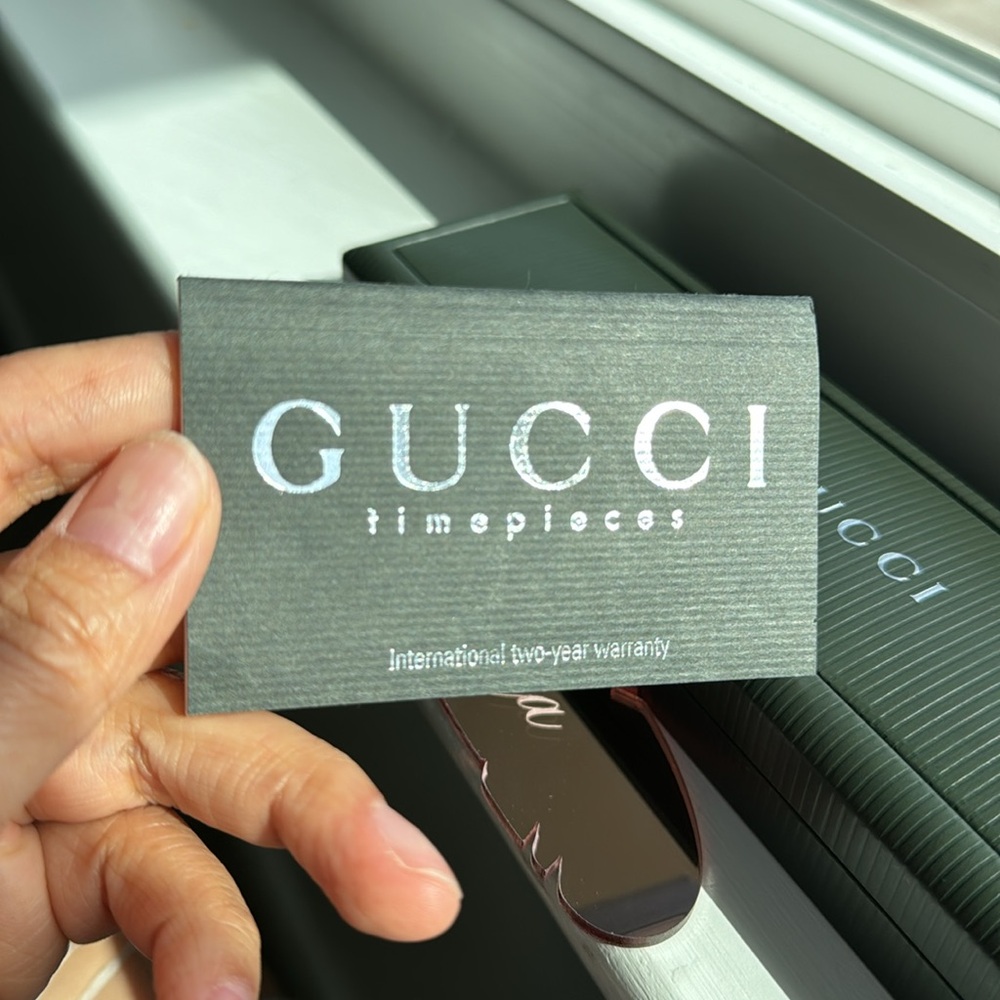 🛍️Vintage Gucci Pink Leather Band Watch - Picture 9 of 12